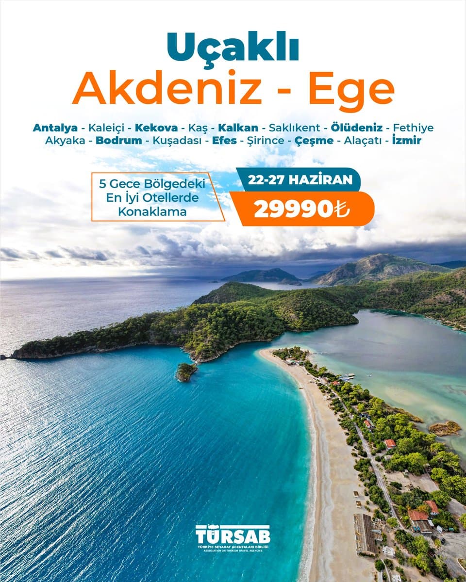 Uçaklı Akdeniz - Ege Turu